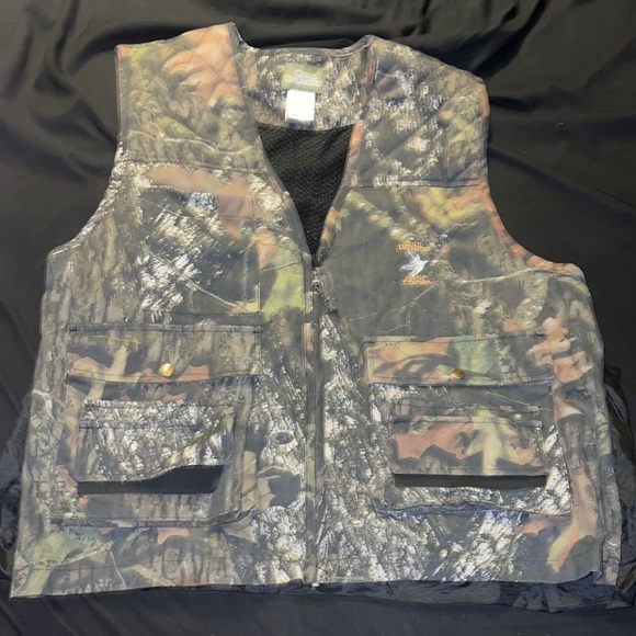 Quail Unlimited Dove Hunter Camo bird hunting vest. XL - Picture 3 of 8